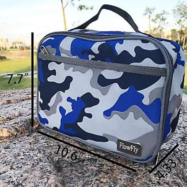 Flowfly Lunsjboks Isolerende Myk Bag Mini Kjøleboks Tilbake Til Skolen Termisk Måltid Tote Kit For Jenter, Gutter