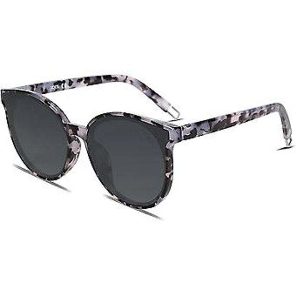 Moderne Runde Solbriller Til Kvinder Mænd Oversize Vintage Shades Sj2057