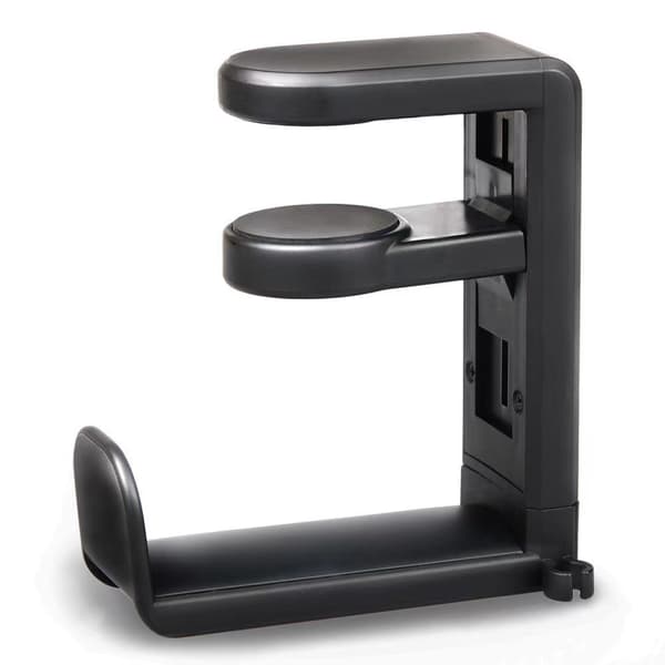Klips på headset holder, justerbar, 360o rotasjon
