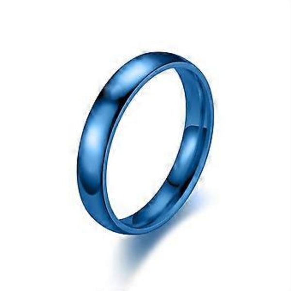 Mote Luksus Bryllupsring Utsøkt Merke Forlovelsesring Bryllupsring Menn og Kvinner Forlovelsesring Løftering (10 blå)