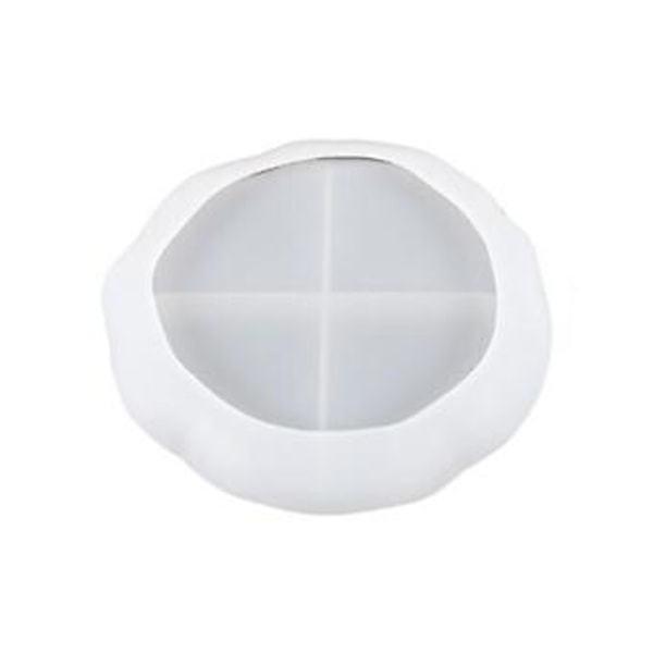 Oval/Rund Tallerken Silikoneform Multifunktionel Epoxy Resin Håndværk Støbeform