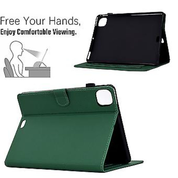 Smart PU-fodral för iPad Air 11 2024 (Grön)