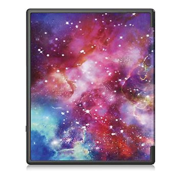 Målat Läder Smart Tabletfodral För Kobo Elipsa 2E (Vintergatan)
