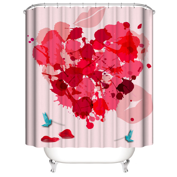 Bruseforhæng til Valentinsdag 150*180 cm, Bruseforhæng
