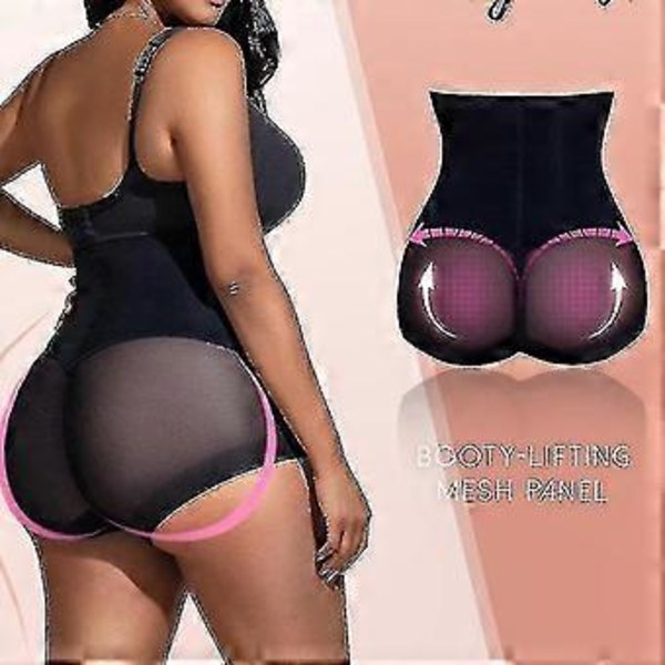 Cross Compression Abs Shaping Pants Naiset Ming Body Shaper Vatsan Kiristys Z (M Punainen)