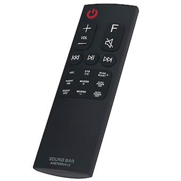 Akb75595412 Fjernbetjening Udskiftning Til Lg Sound Bar Sk5 Sk5y Sl5y Sl6y Sn6y