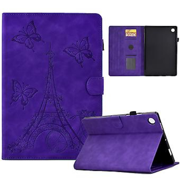 Tower Nahkainen Tabletin Kotelo Samsung Galaxy Tab A9+:lle (Violetti)