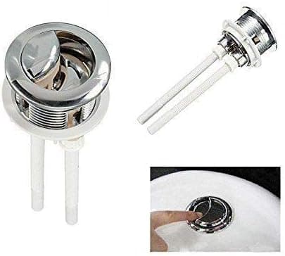 38 mm Dubbel tryckknapp för toalett spolning krom högtryck
