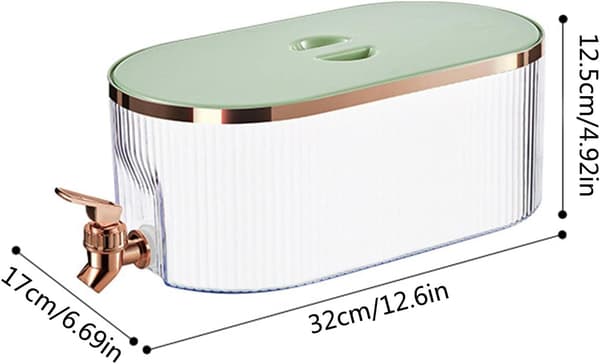 5,3L Dryckesfontändispenser, Vattenautomatkran utan dropp