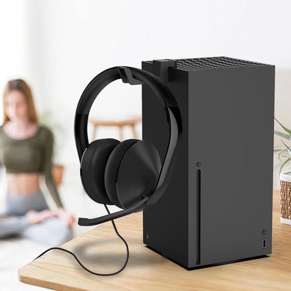 Øretelefonholder for Xbox Series X-konsoll, PULSE 3D-hodesettholder, mobilkontrollerorganisator, Spa