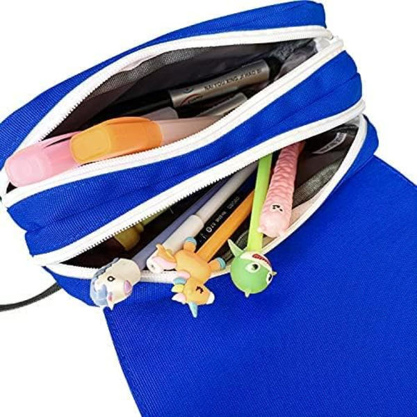 Pencil Case, Sød Pencil Case Stor Kapacitet Pencil Box til Piger