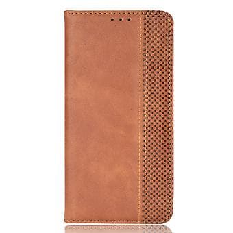Læder Telefon Case til Ulefone Note 14 (Brun)