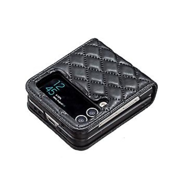 PU-fodral för Samsung Galaxy Z Flip4 (Svart)
