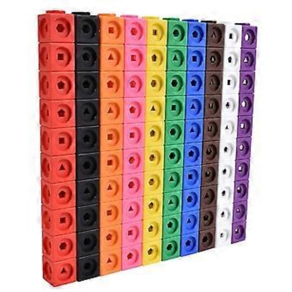 Matematik Terninger - Sæt af 100 - Matematik Manipulativ - Undervisningsmateriale til Klasseværelset, Hjemmeskolemateriale, Førskolelæring