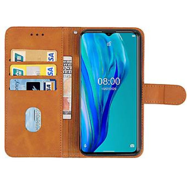 Læderetui til Ulefone Note 12 (Brun)