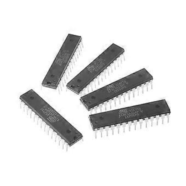 5 st ATmega328P-PU MCU IC-chip med bootloader