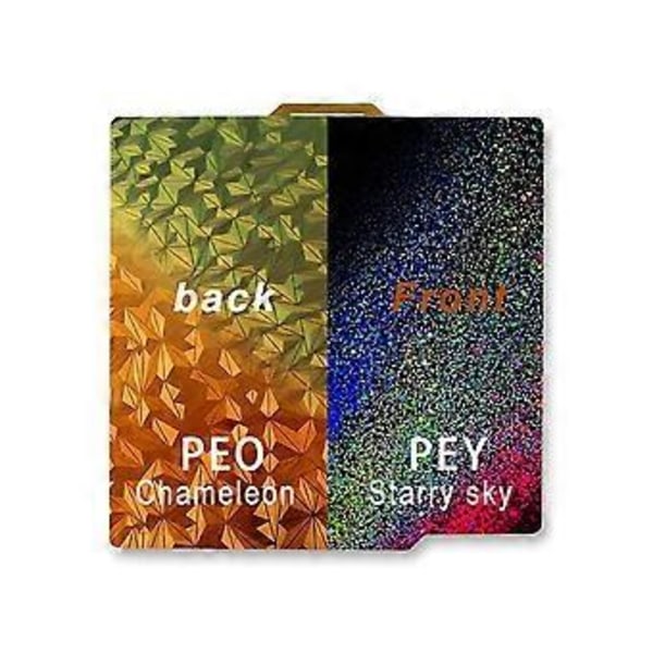 Byggplatta för X1 P1S A1, PEO PEY-ark 257x257mm, Dubbelsidig Fjäderstål för Lab P1