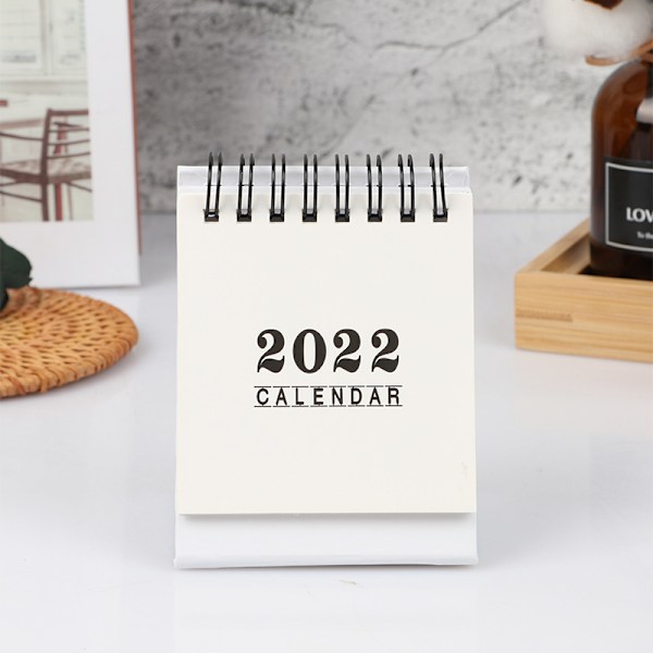 3 Mini Engelska Skrivbordskalender Dekorationer Flip Prydnader Hemma Kontor