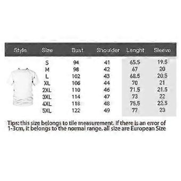 Franske Pomfritter 3D-Printet T-Shirt Mænd Kvinder Sjov Tee T-shirt Oversize Stree(S B)