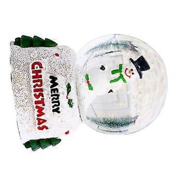 Julglödande Kristallkula Engelsk Glasboll Skrivbordsdekorationer Julafton Barnpresent
