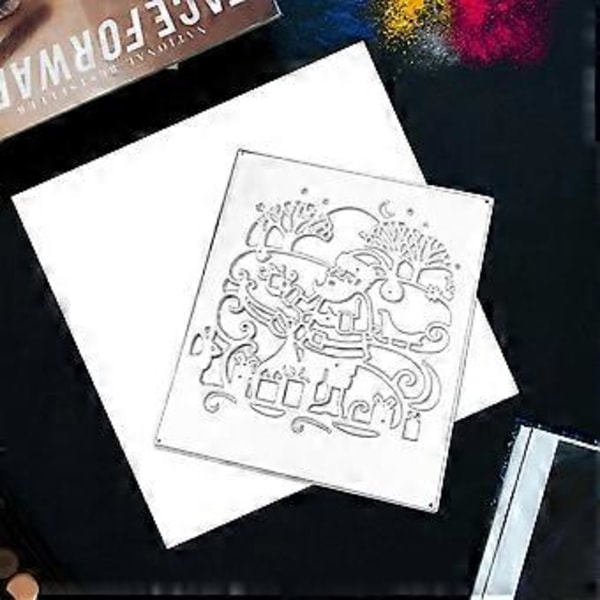 Julemandens Skæreforme til Håndlavet DIY Stencil Form Prægning Mønster