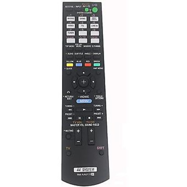 Rm-aau113 Erstatningsfjernbetjening til Sony Audio/video AV Receiver