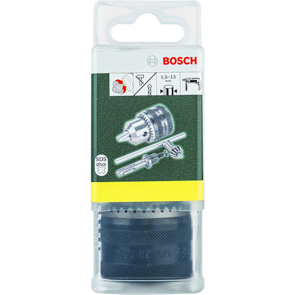 Bosch tilbehør SDS plus adapter (med borechuck, 1,5 - 13 mm