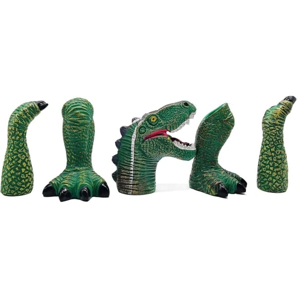 Dinosaurie Handdocka Dino Handi T-Rex Dockor Fingerdocka Accesso