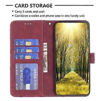 BINFEN COLOR BF05 til Infinix Note 40 etui stativ pung PU læder geometrisk telefoncover (stil D)