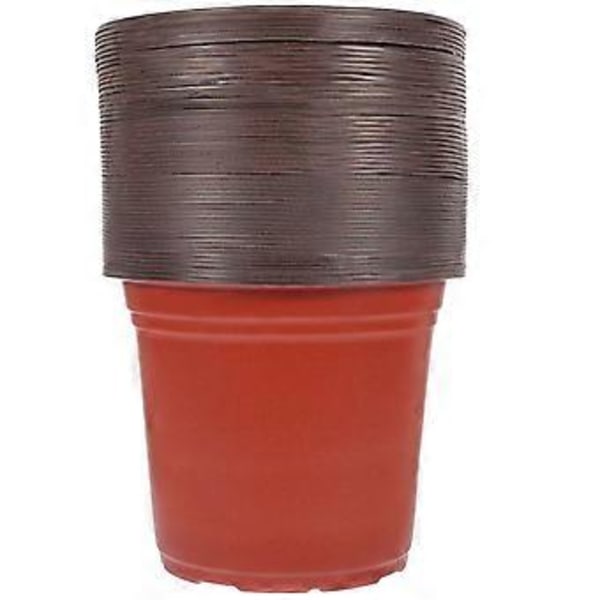 50 stk. Planteskolepotter for planter, sukkulentplantingsbeholdere, blomsterpotter med dreneringshull
