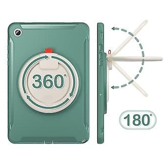 TPU + PC Skyddande Tabletfodral För Samsung Galaxy Tab A9+ (Smaragdgrön)