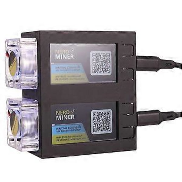 For NerdMiner V2 Miner 78KH/Sx2 Dubbelskärm BTC Solo Lotteri Miner Bitcoin Nerd Miner Lotteri Miner