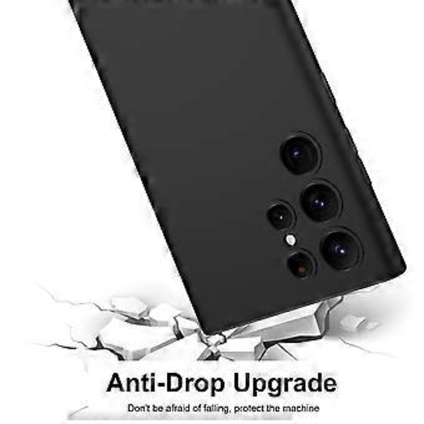 GKK Nahkamainen Puhelin Kotelo Samsung Galaxy S24 Ultra 5G:lle (Musta)