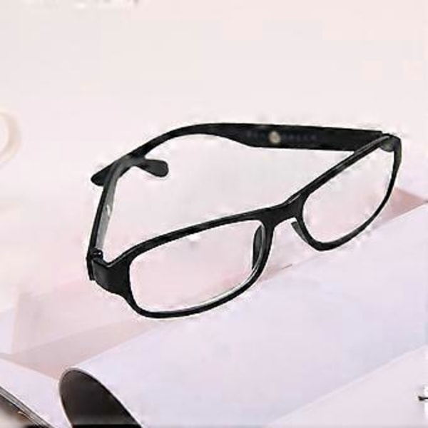 Læsebriller +4.5 +5.0 +5.5 +6.0 Grader Optisk Linse Briller Qinhai (Unisex Rød)