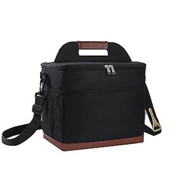 100% uusi, lämpöeristetyt lounaslaatikot, eristetty kannettava luova suuri kapasiteetti unisex monivärinen Oxford-kangaskassi (16L 4)