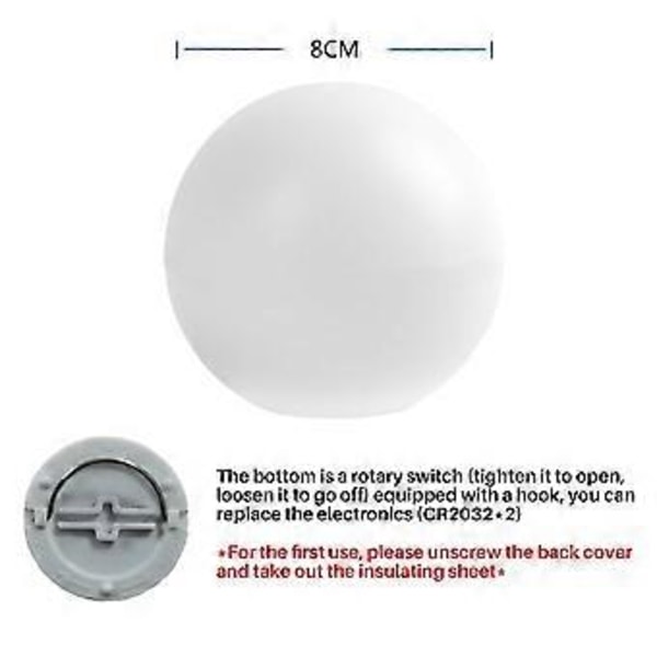 LED Spa Lampa Flytande Poollampa IP68 Vattentät Färgskiftande Badkar Nattlampa för Present Fest Badtunna Spa Inomhus Utomhus Dekor