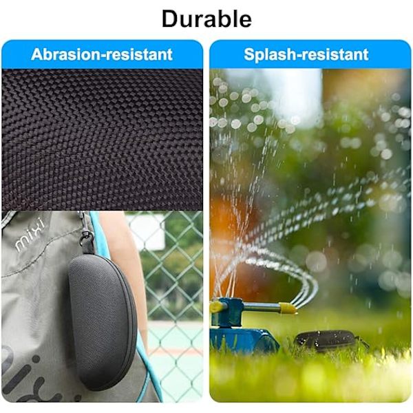 Solglasögonfodral (2-pack) Bärbart Resefodral med Blixtlås*