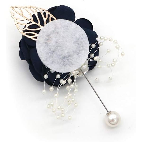 （blå）2 st bröllopsdekorationer flicka brudtärna corsage bal corsage bröllop de