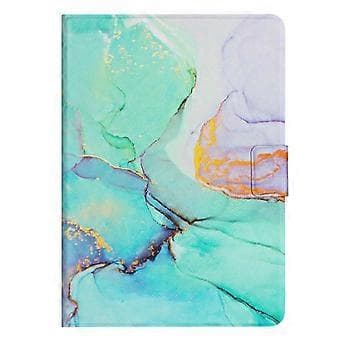 Marmor Mønster Læder Etui Til iPad Pro 11 2024 (Grøn)