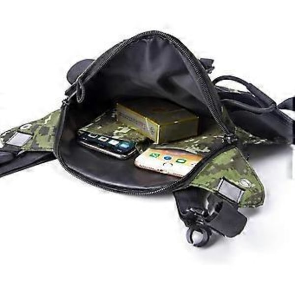 Radio Pack Ryggsäck Tvåvägsradio Bärväska för Löpning Cykling Vandring Camping Svart (FÄRG 2)
