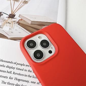 Silikonetui med bred halsrem til iPhone 12 / 12 Pro (Gul)