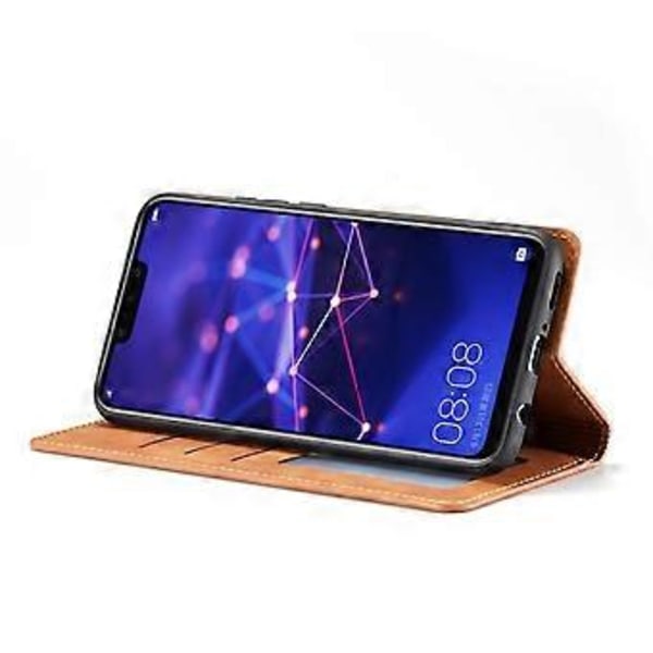 Läderfodral Forwenw för Huawei Mate 20 Lite