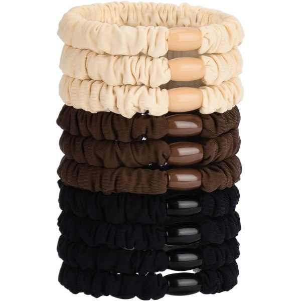 Hiuslenkit, 10 kpl Silk Satin Silk Ponytail -hiuslenkit Pehmeät vaurioittamattomat hiuslenkit