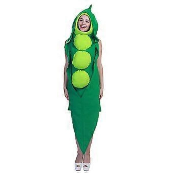 Ærter i en bælg Halloween Kostume Klæd dig ud Fest Rollespil Cosplay Sjov Body