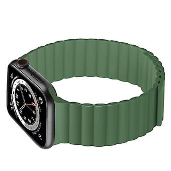 Ranneke Apple Watch 7 45 mm / 6 & SE & 5 & 4 44 mm / 3 & 2 & 1 42 mm (Vihreä)
