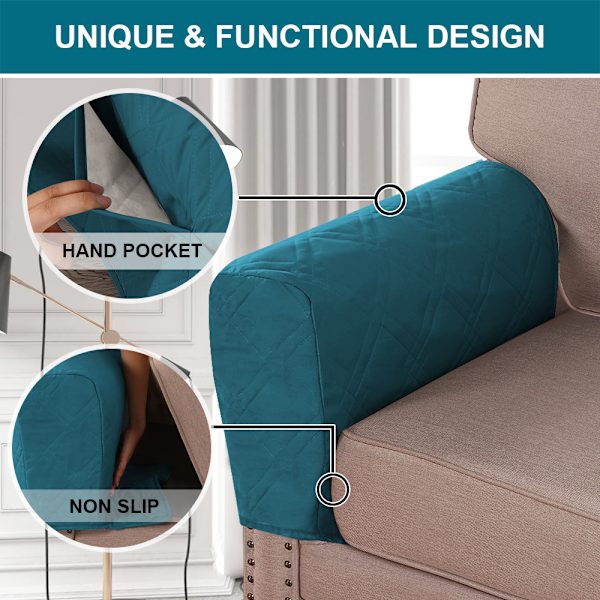 (A)Seng Organizer, Sofa Stol Protetor Cover Armrest Hængende Opbevaringspose Skridsikker Opbevaringspose med