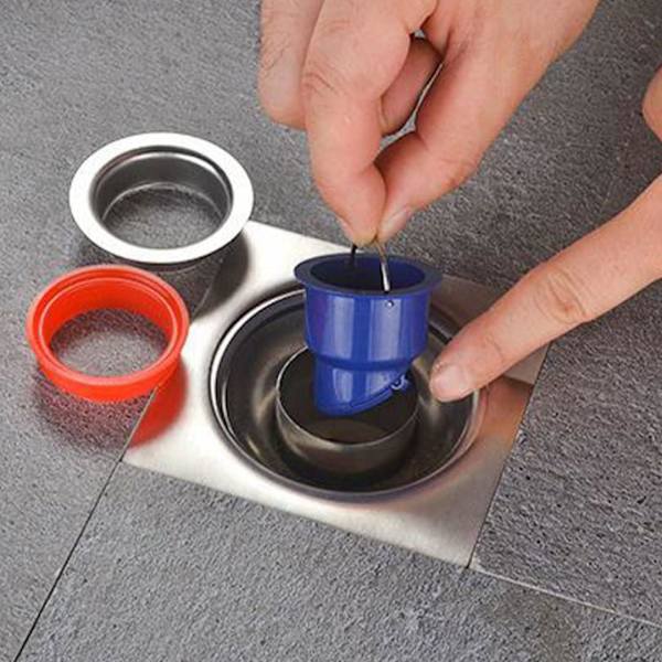 Avloppsbackflödesförhindrare Anti  för 35-52mm Lukt Golvsil Fi