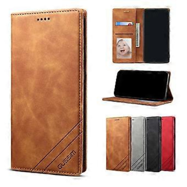 Läderfodral för iPhone 6 / 6s (Brun)