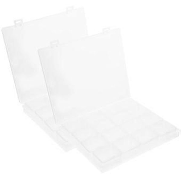 2 Sæt Makeup Organizer Bordplade Kosmetikholder Kosmetisk Skrivebordskasse Knapper Organizer