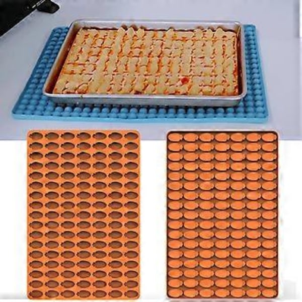 Keksivuoka Elintarvikelaatuinen 119 Kololla Lämmönkestävä Helppo Irrottaa Mikroaaltouunin Kestävä Leivontatyökalu Oranssi Mini Porkkanat Silikonimuotti Keittiötarvikkeet QingH